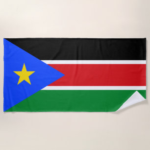 South Sudan Flag Beach Towel