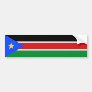 South Sudan Flag Bumper Sticker