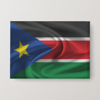 South Sudan Flag Button