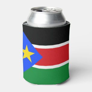 South Sudan Flag Can Cooler