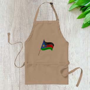 South Sudan Flag Country Colours Apron