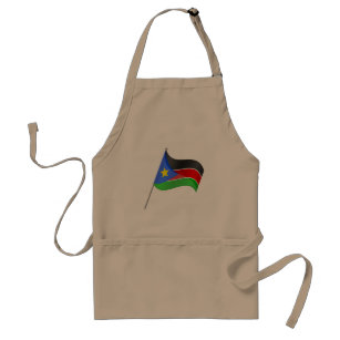 South Sudan Flag Country Colours Apron