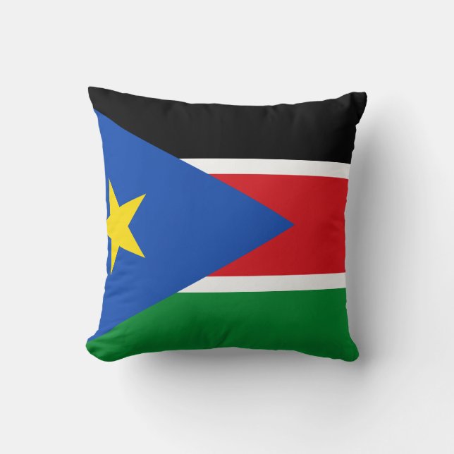 South Sudan Flag Cushion (Front)