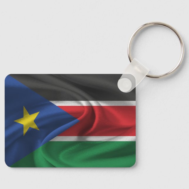 South Sudan Flag Keychain (Front)