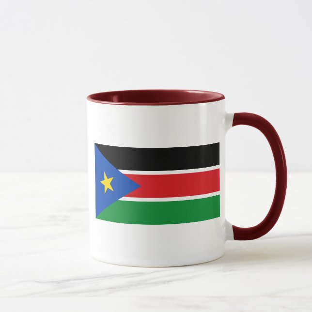 south sudan flag mug (Right)