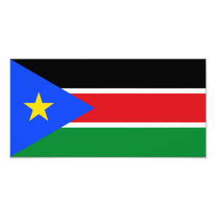 South Sudan Flag Photo Print