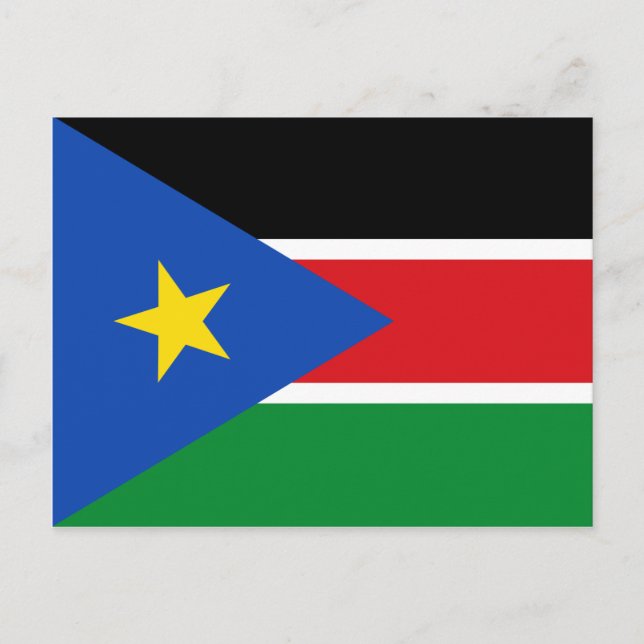 south sudan flag postcard (Front)