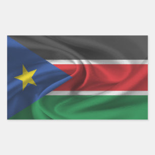South Sudan Flag Rectangular Sticker