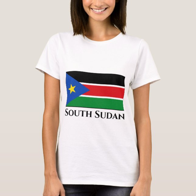 South Sudan Flag T-Shirt (Front)