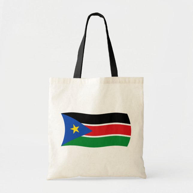 South Sudan Flag Tote Bag (Front)