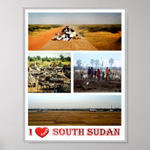 South Sudan - I Love - Poster