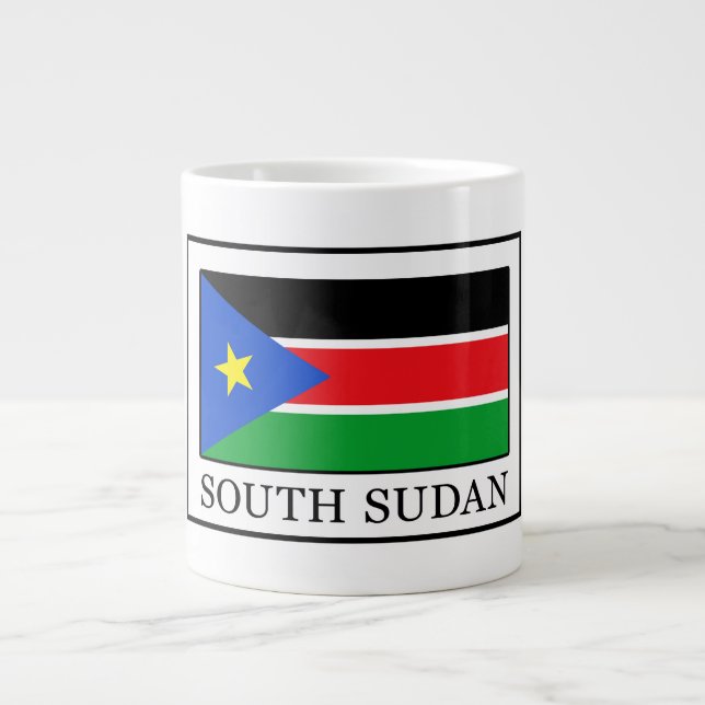 South Sudan Large Coffee Mug (Front)