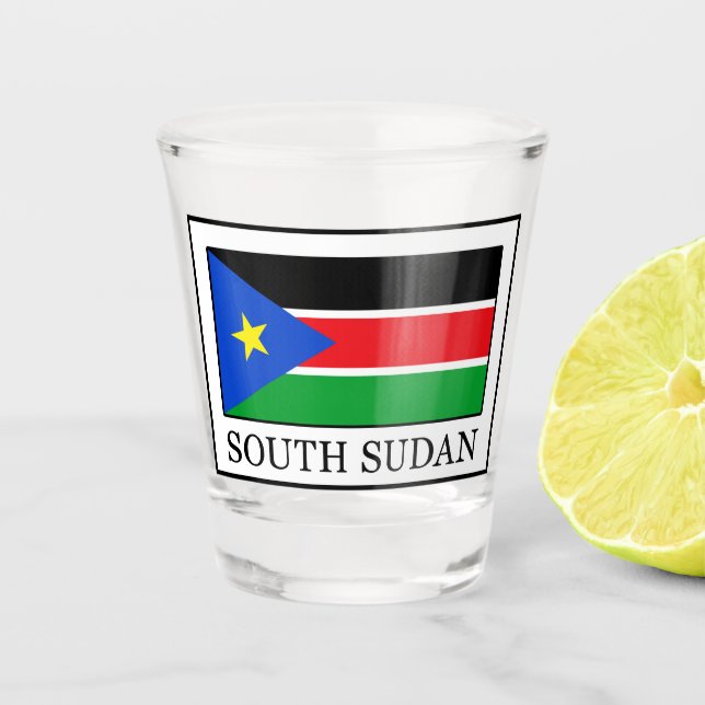 South Sudan Shot Glass (Front)