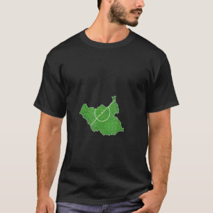 South Sudan Soccer Football Court T-Shirt