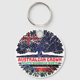 South Sudan South Sudanese Australian Australia Key Ring