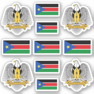 South Sudanese symbols /Coat of arms and flag