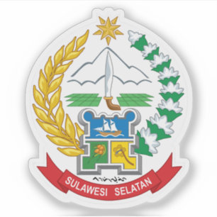 South Sulawesi province coat of arms, Indonesia