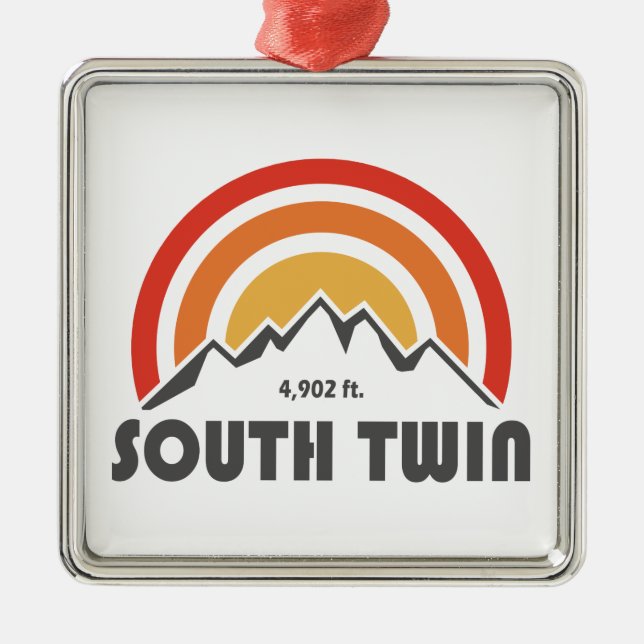 South Twin Mountain New Hampshire Metal Ornament (Front)