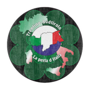 South Tyrol - Alto Adige - Italy - Italia Glasbret Cutting Board