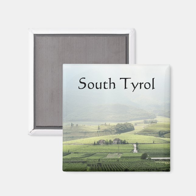 South Tyrol Souvenir Magnet (Front/Back)