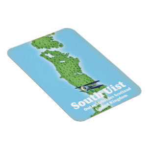 South Uist Outer Hebrides Scotland map Magnet