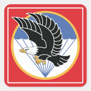 south vietnam airborne eagle square sticker