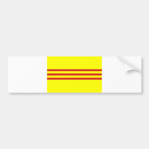 south vietnam flag bumper sticker