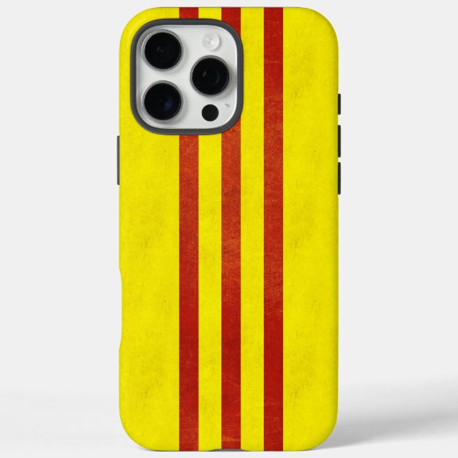 South Vietnam Light Grunge Flag Case-Mate iPhone Case (Back)