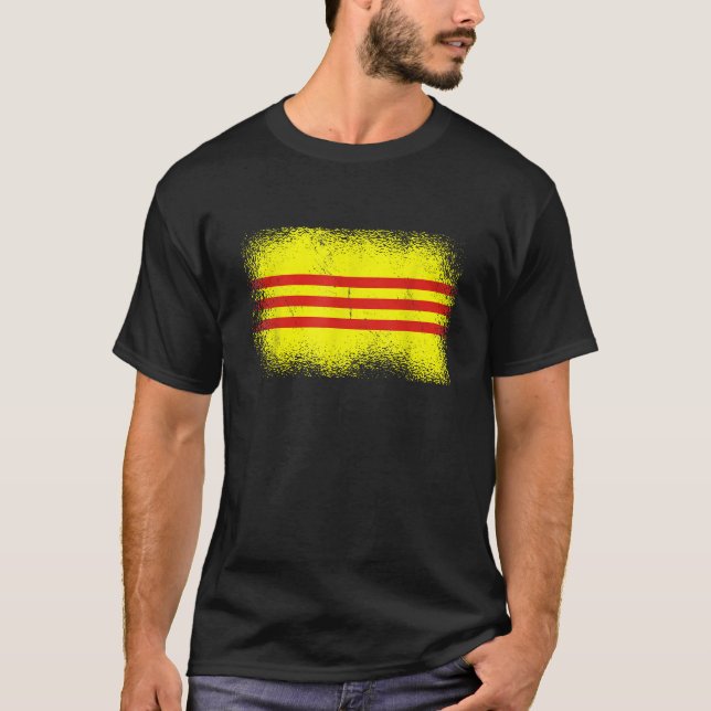 South Vietnamese Flag South Vietnam T Shirt (Front)