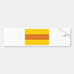 South Vietnamese Flag - Vietnam Cờ vàng ba sọ Bumper Sticker