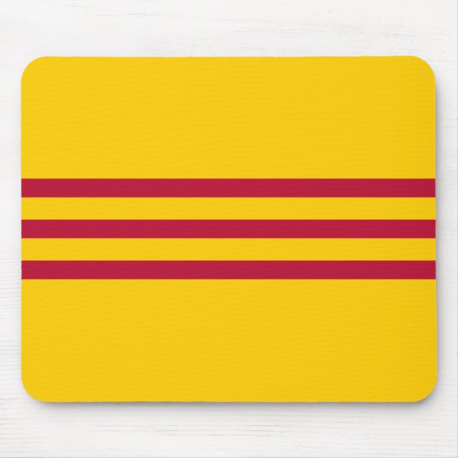 South Vietnamese Flag - Vietnam Cờ vàng ba sọc đỏ Mouse Pad (Front)