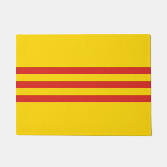 South Vietnamese Vietnam Flag Doormat (Front)