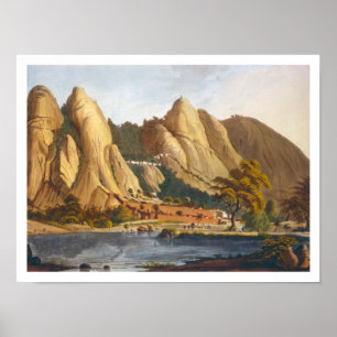 South view of Sewandroog, illustration from 'Twelv Poster