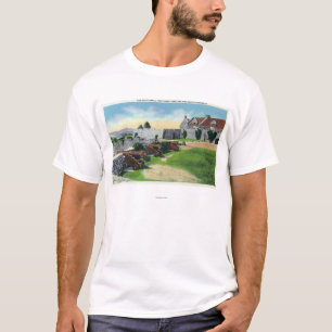 South Wall, Southwest Bastion, South Barracks T-Shirt