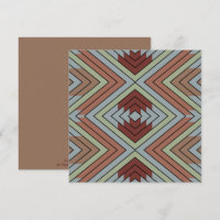 South West American Indian Style Patterned Art