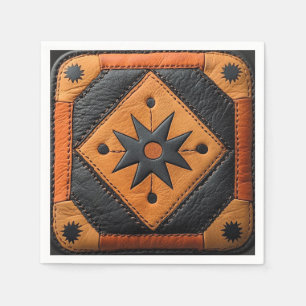 South West Beautiful Country Style Leather Napkin