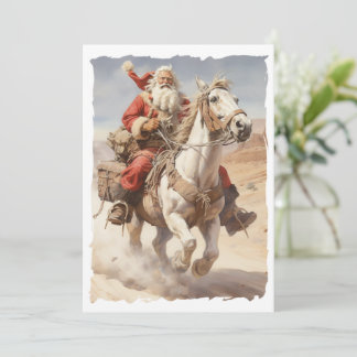 South West Santa Clause Christmas ride Holiday Card