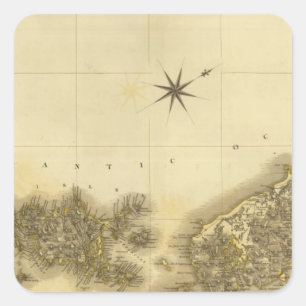 South Western Isles Square Sticker