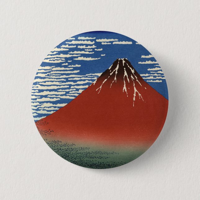 South Wind, Clear Sky 6 Cm Round Badge (Front)