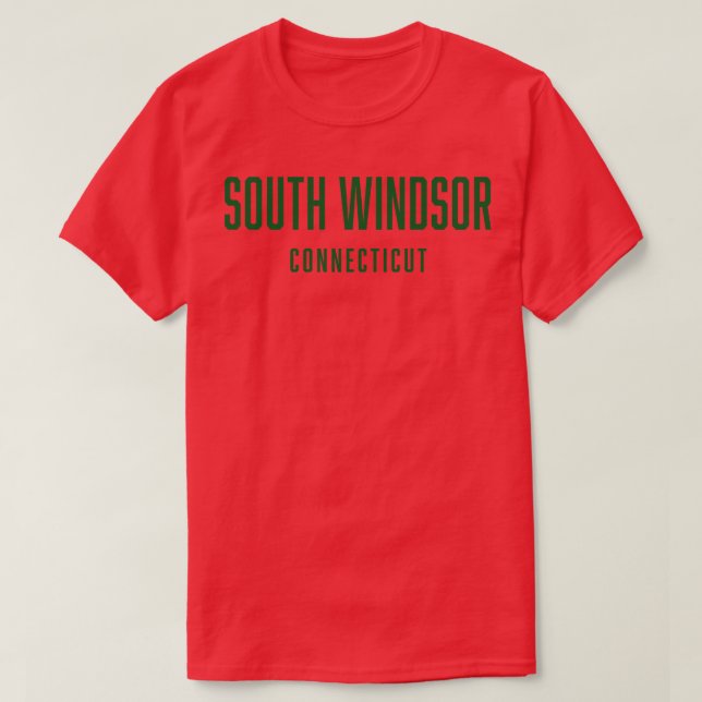 South Windsor Connecticut TShirt (Design Front)