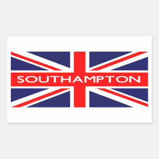 Southampton : British Flag Rectangular Sticker