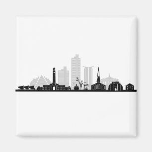 SOUTHAMPTON England football City Skyline Silhouet Magnet