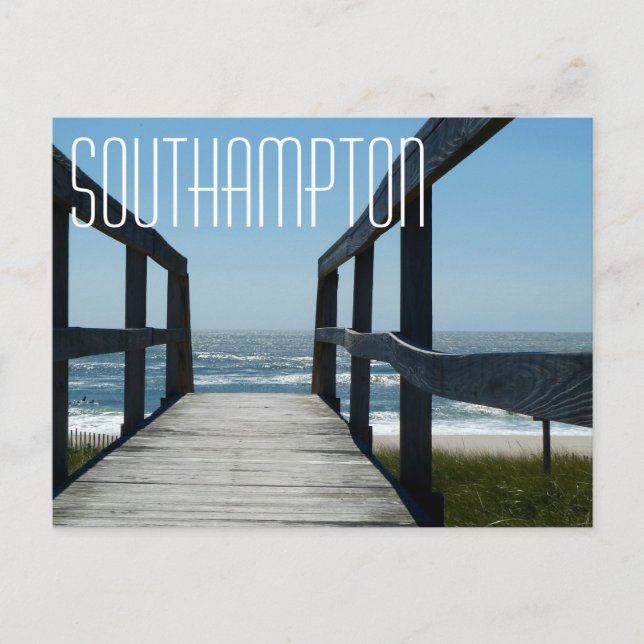 Southampton New York Postcard (Front)