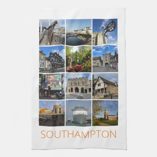 Southampton Tea Towel (Vertical)