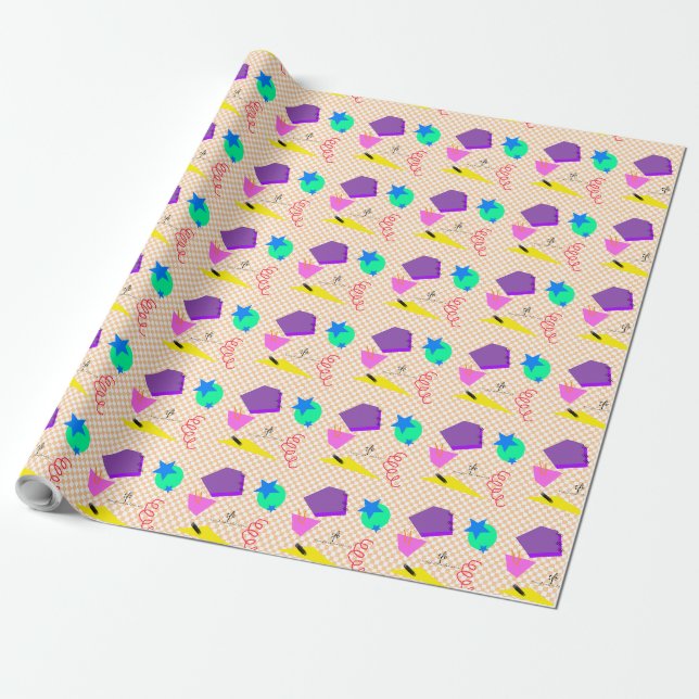 Southaven Throwback! Geometric Patterns 1 Wrapping Paper (Unrolled)