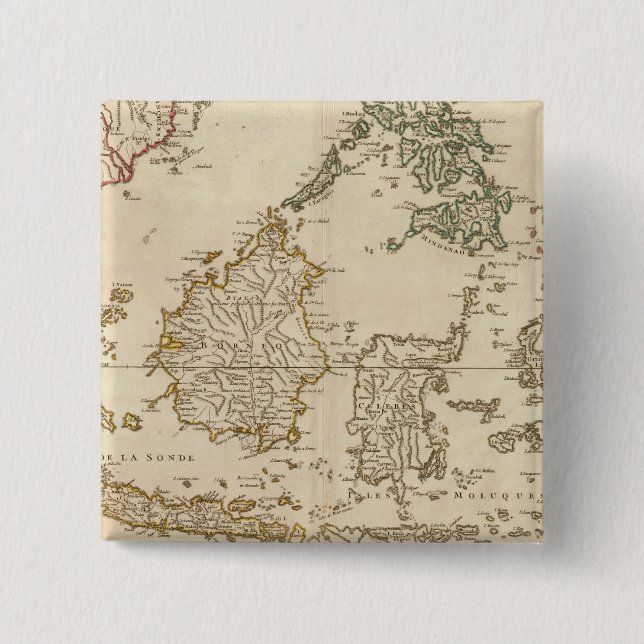 Southeast Asia 3 15 Cm Square Badge (Front)