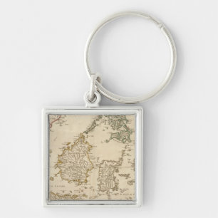 Southeast Asia 3 Key Ring