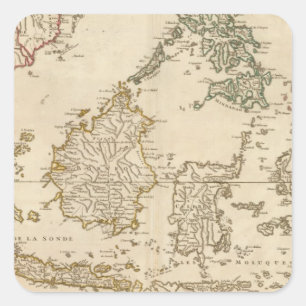 Southeast Asia 3 Square Sticker