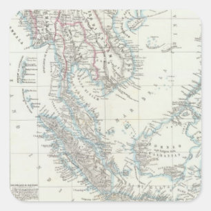 Southeast Asia Square Sticker