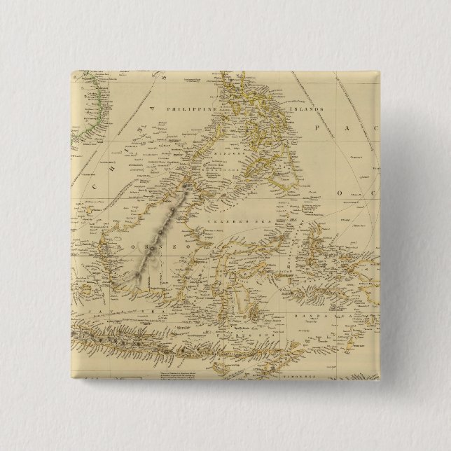 Southeast AsiaIndonesia 15 Cm Square Badge (Front)